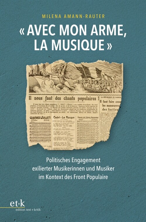 Avec mon arme, la musique (Hardcover)