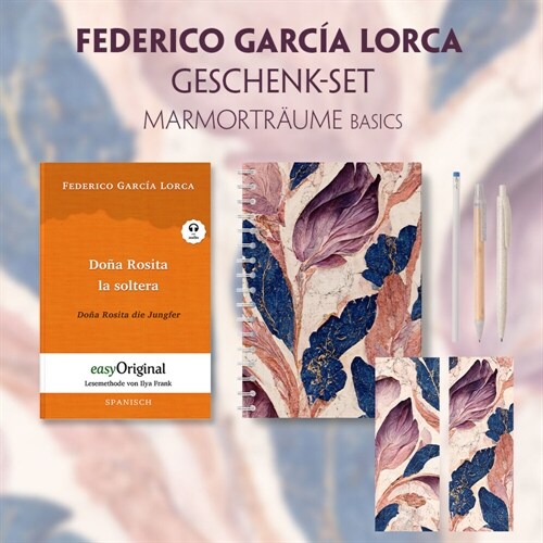 Dona Rosita la soltera Geschenkset (Buch mit Audio-Online) + Marmortraume Basics, m. 1 Beilage, m. 1 Buch (WW)