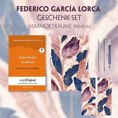 Dona Rosita la soltera Geschenkset (Buch mit Audio-Online) + Marmortraume Premium, m. 1 Beilage, m. 1 Buch (WW)