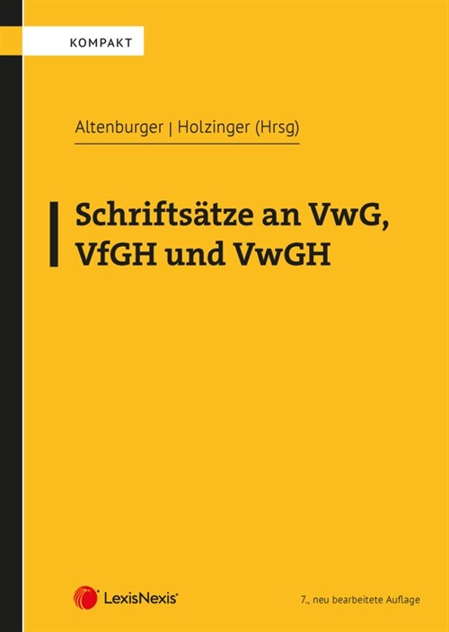 Schriftsatze an VwG, VfGH und VwGH (Paperback)