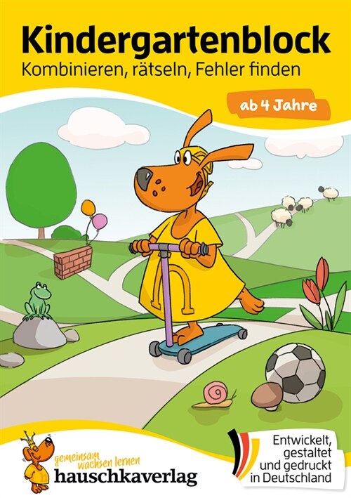 Kindergartenblock ab 4 Jahre - Kombinieren, ratseln, Fehler finden (Paperback)