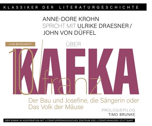Ein Gesprach uber Franz Kafka - Der Bau + Josefine, die Sangerin oder Das Volk der Mause, 1 Audio-CD (CD-Audio)