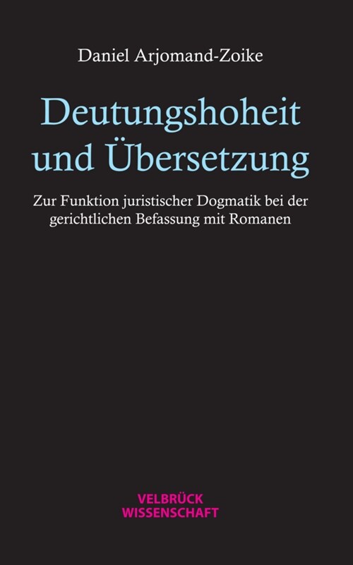 Deutungshoheit und Ubersetzung (Paperback)