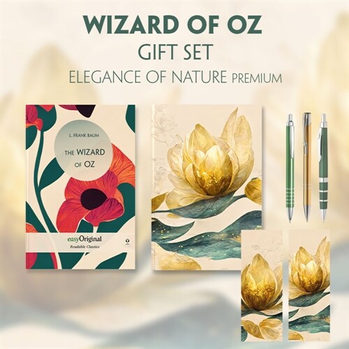 The Wizard of Oz (with audio-online) Readable Classics Geschenkset + Eleganz der Natur Schreibset Premium, m. 1 Beilage, m. 1 Buch (WW)