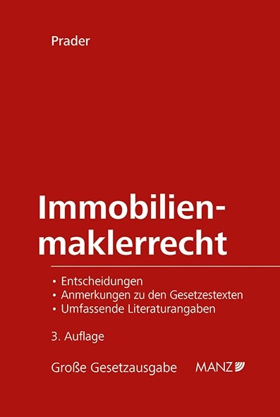 Immobilienmaklerrecht (Hardcover)