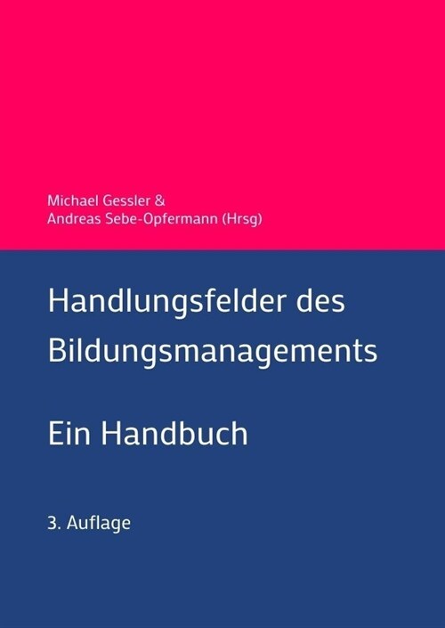 Handlungsfelder des Bildungsmanagements (Paperback)