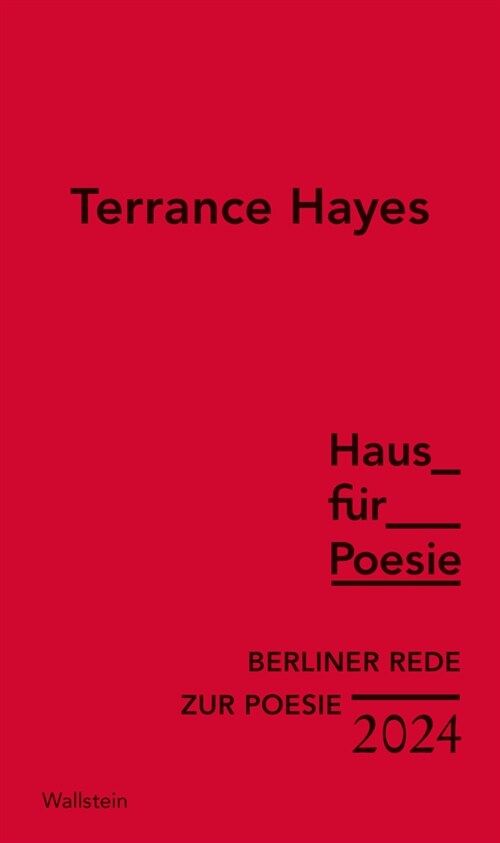 Berliner Rede zur Poesie 2024 (Hardcover)