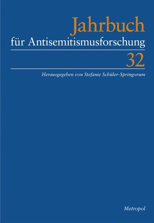 Jahrbuch fur Antisemitismusforschung 32 (2023) (Book)