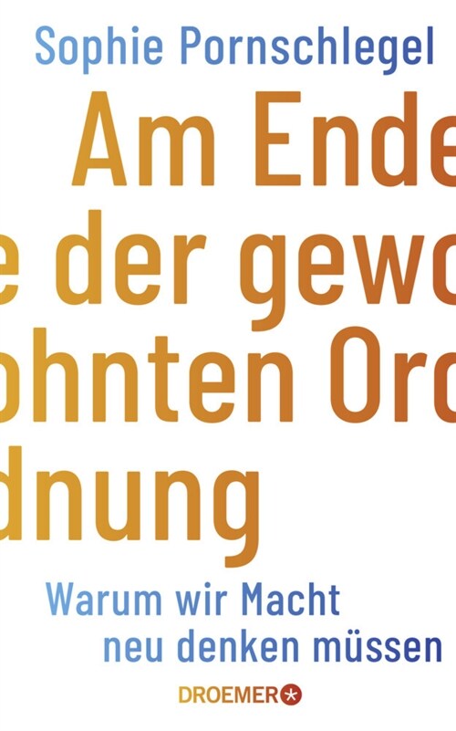 Am Ende der gewohnten Ordnung (Hardcover)