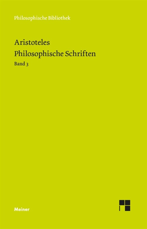 Philosophische Schriften. Band 3 (Hardcover)