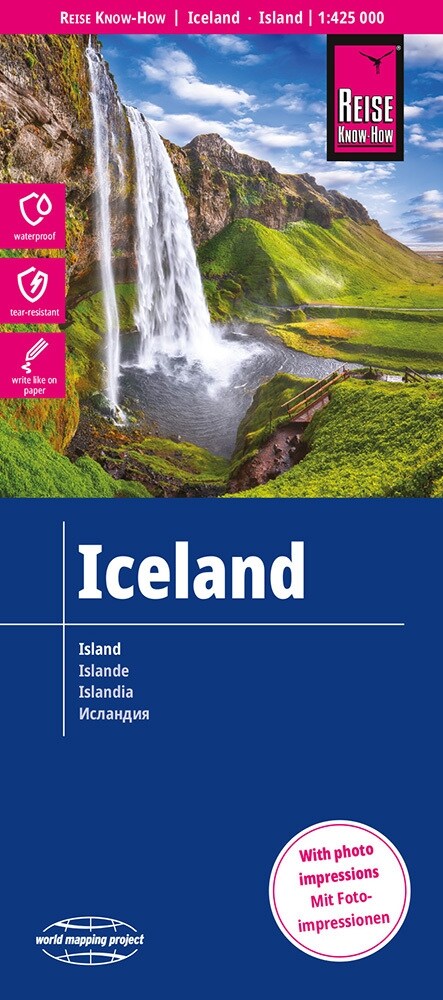 Reise Know-How Landkarte Island / Iceland (1:425.000) (Sheet Map)