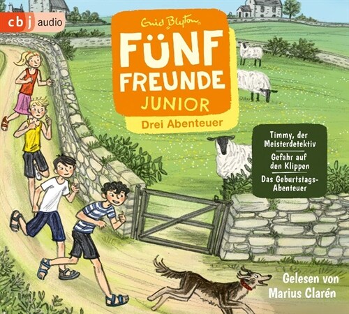 Funf Freunde JUNIOR - Drei Abenteuer - Timmy, der Meisterdetektiv. Gefahr auf den Klippen. Das Geburtstags-Abenteuer, 1 Audio-CD (CD-Audio)