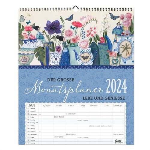 Großer Monatsplaner 2024 (Calendar)