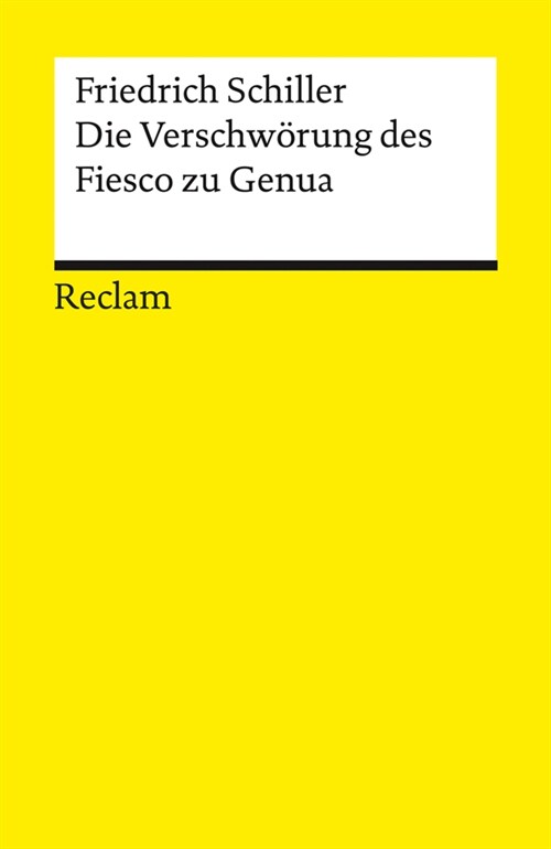 Die Verschworung des Fiesco zu Genua (Paperback)