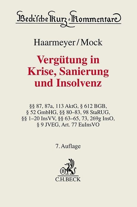 Vergutung in Krise, Sanierung und Insolvenz (Hardcover)