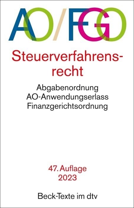 Abgabenordnung AO / FGO (Paperback)