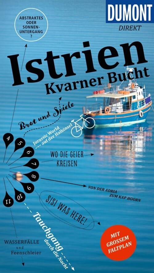 DuMont direkt Reisefuhrer Kroatische Kuste: Istrien, Kvarner Bucht (Paperback)