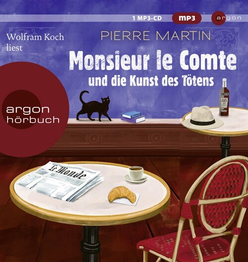 Monsieur le Comte und die Kunst des Totens, 1 Audio-CD, 1 MP3 (CD-Audio)