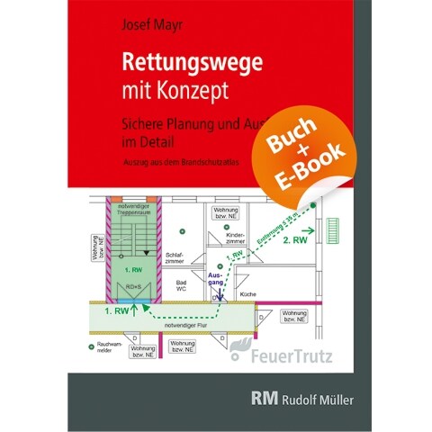 Rettungswege mit Konzept mit E-Book (PDF), m. 1 Buch, m. 1 E-Book (WW)