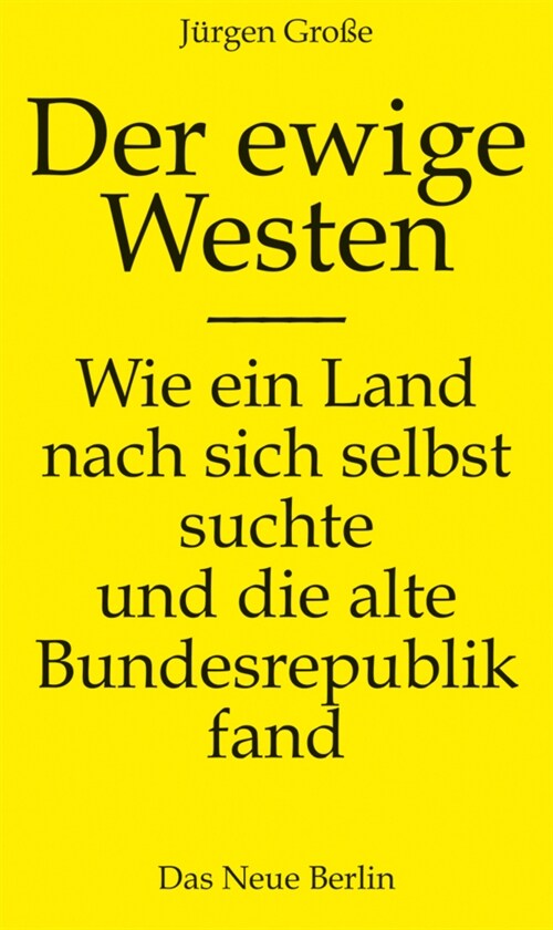 Der ewige Westen (Paperback)