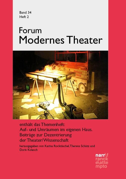 Forum Modernes Theater 34, 2 (Paperback)