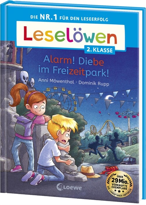 Leselowen 2. Klasse - Alarm! Diebe im Freizeitpark! (Hardcover)