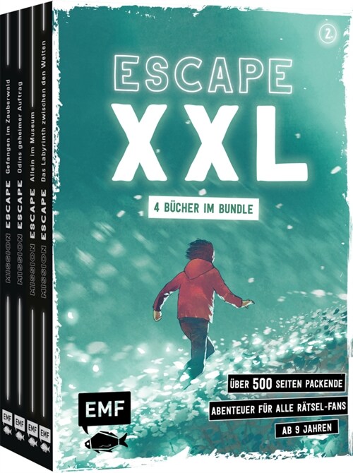 Escape XXL - uber 500 Seiten packende Abenteuer fur alle Ratsel-Fans ab 9 Jahren (Band 2) (Book)