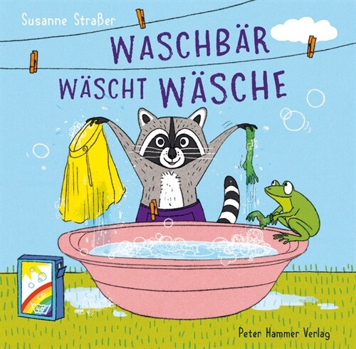 Waschbar wascht Wasche (Board Book)