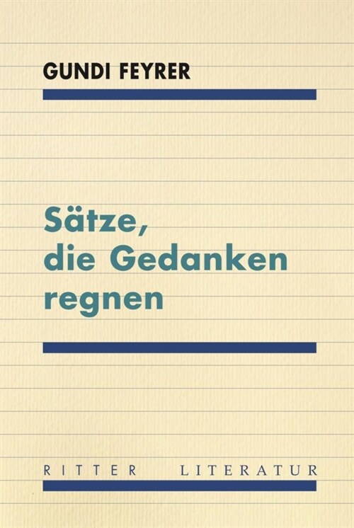 Satze, die Gedanken regnen (Book)