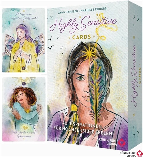Highly Sensitive Cards - 40 Inspirationen fur hochsensible Seelen, m. 1 Buch, m. 40 Beilage, 2 Teile (Hardcover)