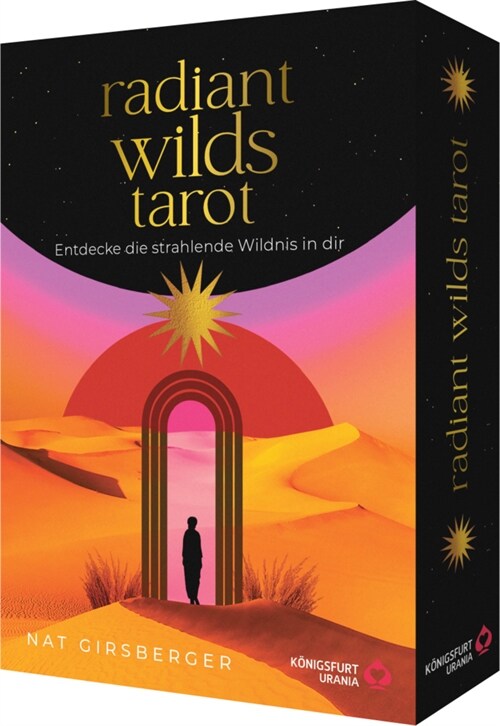 Radiant Wilds Tarot - Entdecke die strahlende Wildnis in dir: 78 Tarotkarten mit Goldschnitt, m. 1 Buch, m. 78 Beilage, 2 Teile (Hardcover)