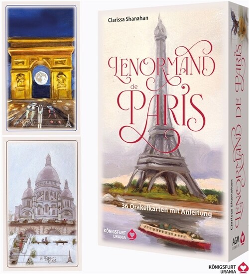 Lenormand de Paris - Eine Reise durch das historische Paris, m. 1 Buch, m. 36 Beilage, 2 Teile (Hardcover)