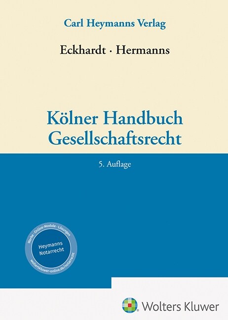 Kolner Handbuch Gesellschaftsrecht (Hardcover)