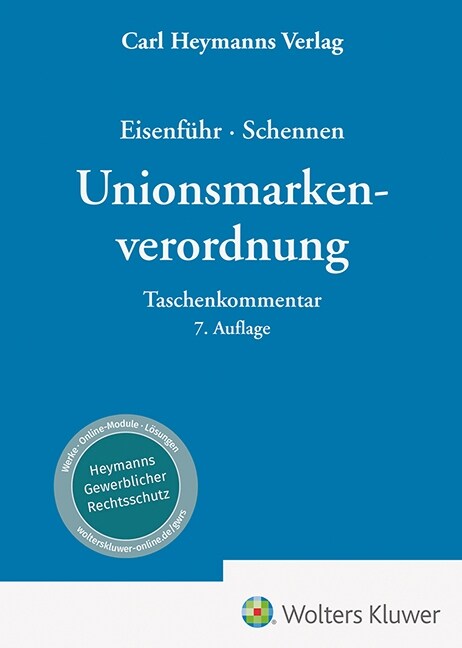Unionsmarkenverordnung (Hardcover)