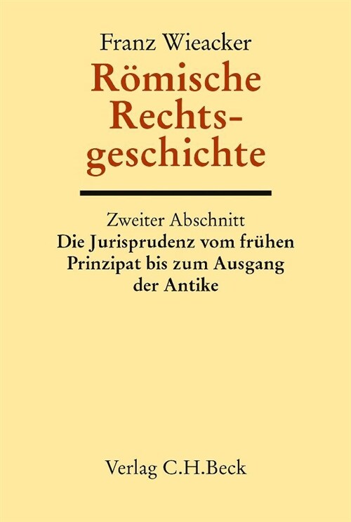 Romische Rechtsgeschichte (Hardcover)