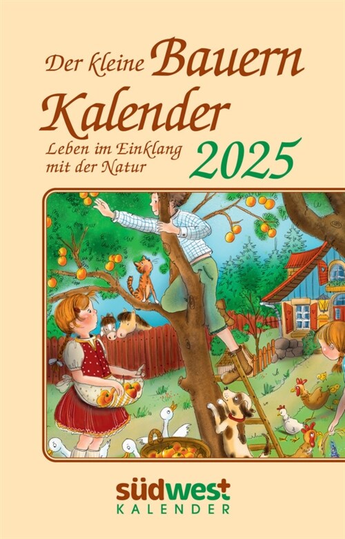 알라딘: Der kleine Bauernkalender 2025 - Leben im Einklang mit der Natur - Taschenkalender im 