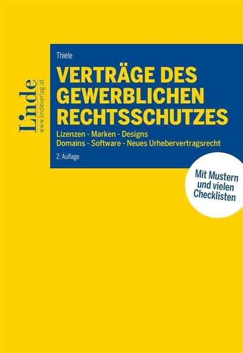 Vertrage des gewerblichen Rechtsschutzes (Paperback)