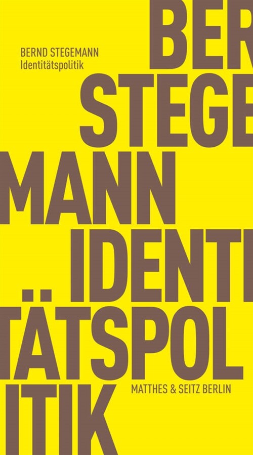 Identitatspolitik (Paperback)