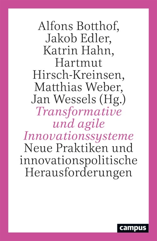 Transformative und agile Innovationssysteme (Paperback)