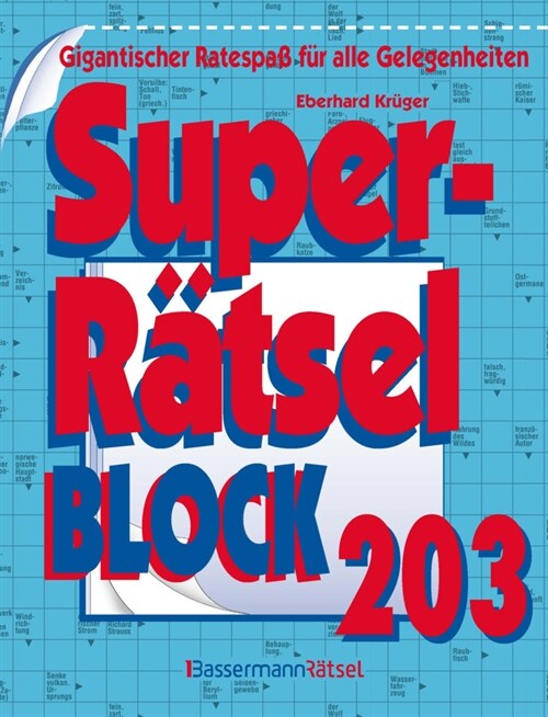 Superratselblock 203 (5 Exemplare a 4,99 EUR) (Paperback)