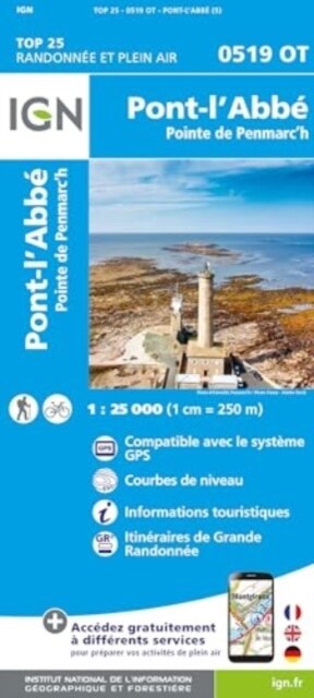0519OT Pont-lAbbe - Pointe Penmarc (Sheet Map)