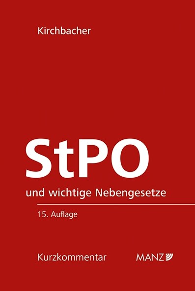 Strafprozessordnung - StPO (Hardcover)