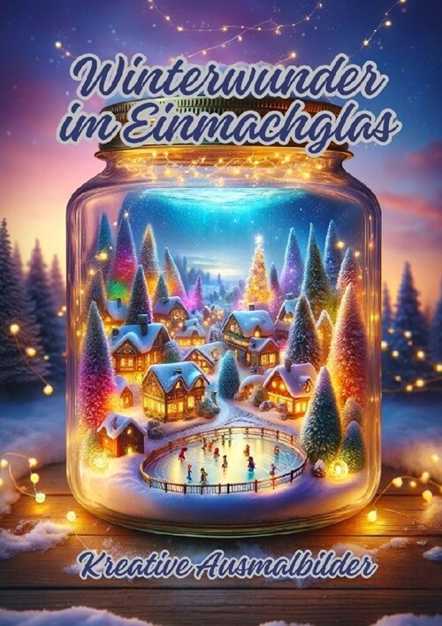 Winterwunder im Einmachglas: Kreative Ausmalbilder (Paperback)