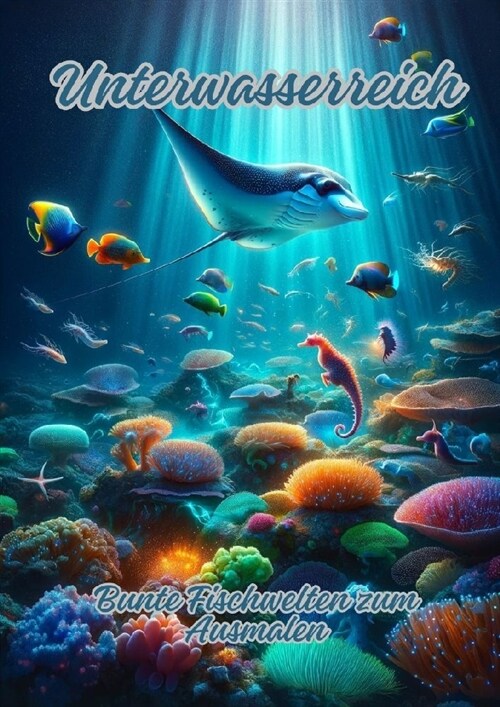 Unterwasserreich: Bunte Fischwelten zum Ausmalen (Paperback)