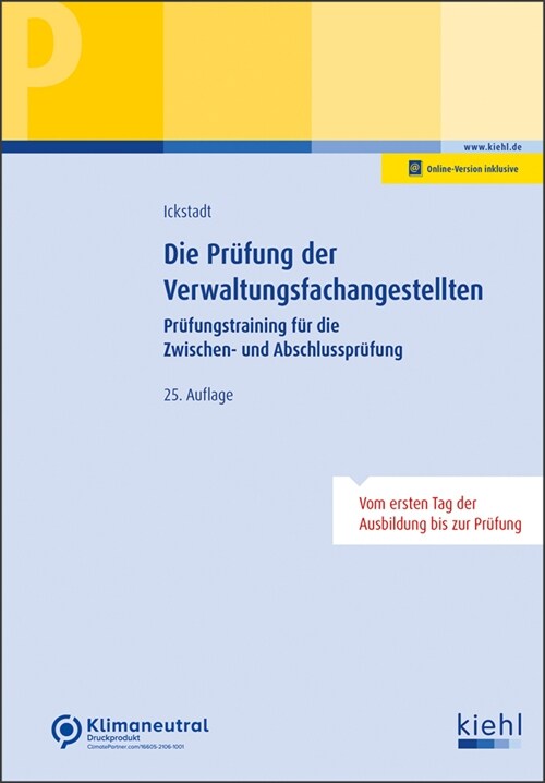 Die Prufung der Verwaltungsfachangestellten (WW)