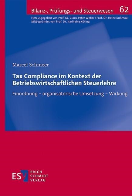 Tax Compliance im Kontext der Betriebswirtschaftlichen Steuerlehre (Paperback)