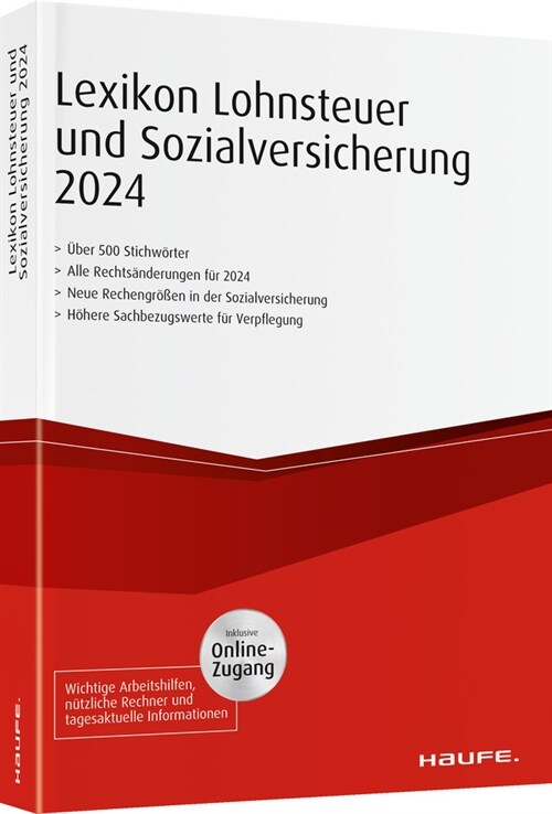Lexikon Lohnsteuer und Sozialversicherung 2024 plus Onlinezugang (Book)