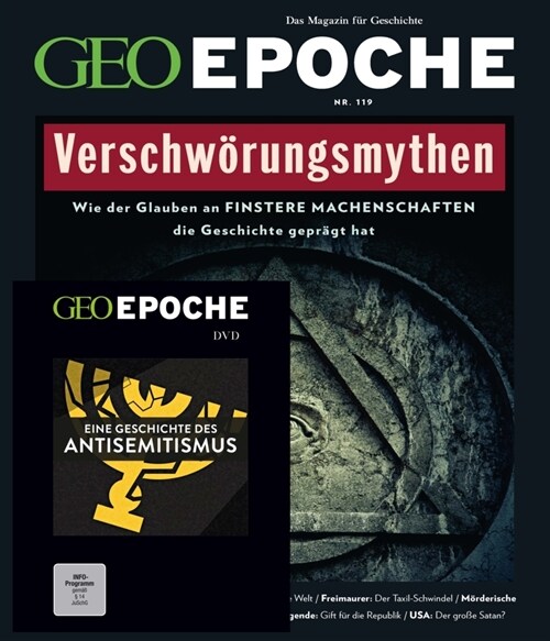 GEO Epoche (mit DVD) / GEO Epoche mit DVD 119/2023 - Verschworungsmythen (Pamphlet)