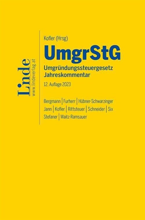 UmgrStG | Umgrundungssteuergesetz 2023 (Hardcover)