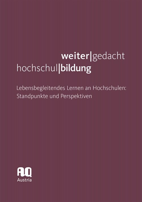 hochschul|bildung weiter|gedacht (Paperback)